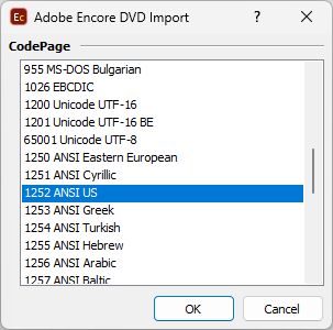  Import Configuration