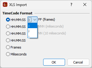  Excel Import Configuration