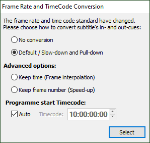  Timecode Convertion