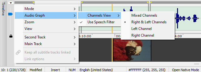  Additional Audio Graph options