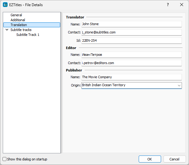  File Details – Translation Tab