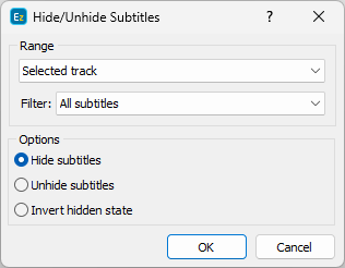  Hide / Unhide Subtitles