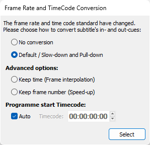  Timecode Convertion