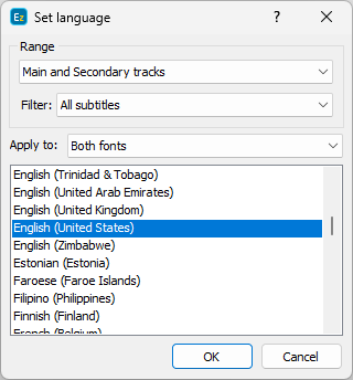  Set Language