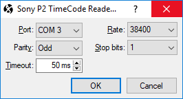  Timecode Reader Setup